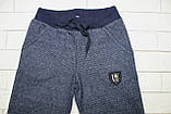 Теплі штани для хлопчика темно-сині, фото 2