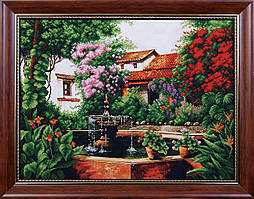 Набір для вишивання бісером Дворик життя