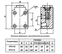 Гидравлические клапаны обратные ПГ51-24