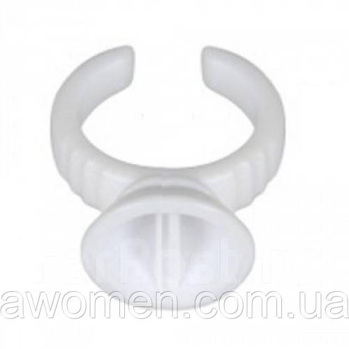 Кільце для клею подвійне (паковання 100 штук) для нарощування вій, фото 1