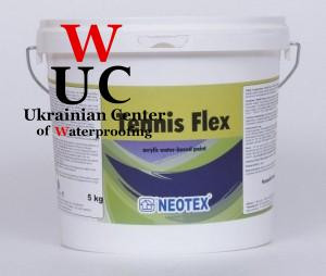 Антиковзна акрилова фарба для спортивних покриттів TENNIS FLEX