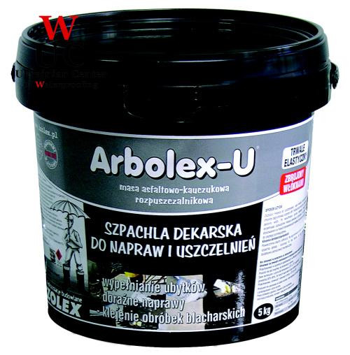 Покрівельна шпаклівка для ремонту стиків, швів і примикань ARBOLEX U