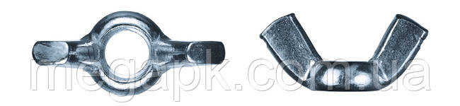 Гайка-барашок М8 неіржавка А2 ГОСТ 3032 DIN 315 