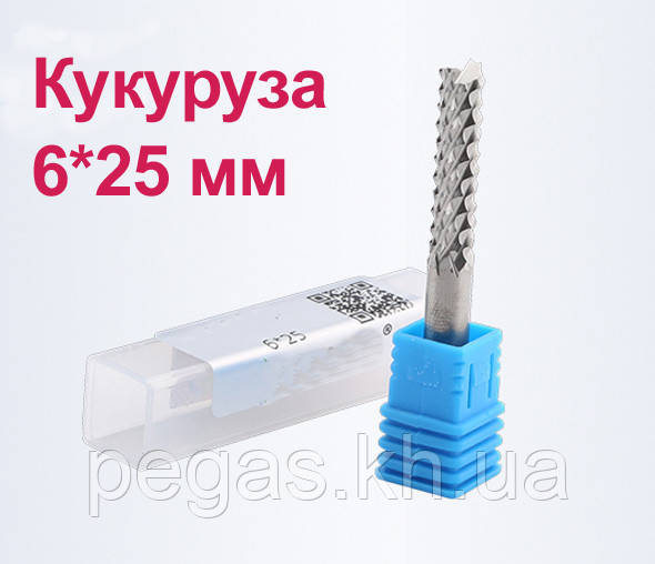 Фреза твердосплавна "кукурудзяна" 6х25 мм, фото 1