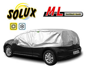 Чохол для автомобіля SOLUX, розмір M-L Hatchback ОРИГИНАЛ! Офіційна ГАРАНТІЯ!