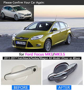 Накладки на ручки Ford Focus 3 (2013-2017)