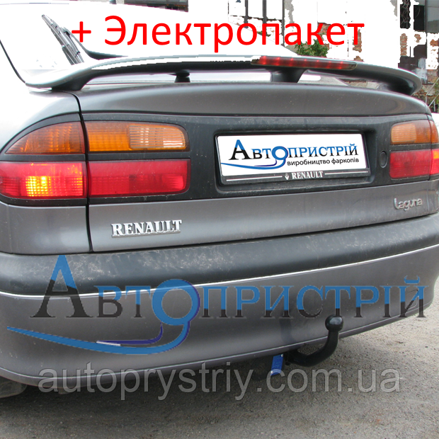 Фаркоп - Renault Laguna Phase 2 Хетчбек (1998-2003) з'ємний на 2 болтах
