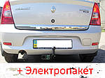 Фаркоп - Renault Logan Седан (2004-2012) з'ємний на двох болтах
