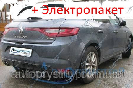 Фаркоп - Renault Megane 4 Хетчбек (2015--) з'ємний на 2 болтах