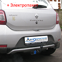 Фаркоп - Renault Sandero Stepwaj Хетчбек (2012-2020) з'ємний на 2 болтах