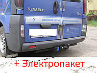 Фаркоп - Renault Trafic Микроавтобус (2002--) съемный на 2 болтах на пластине