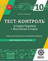 10 клас Тест-контроль Історія України + Всесвітня історія Аксьонова Н.В. Весна