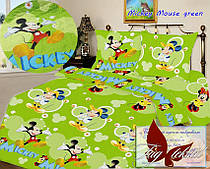 Стебноване покривало Mickey Mouse green