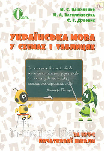2-4 клас. Українська мова. Українська мова в схемах і таблицях початкова школа. Вашуленко М.С. Освіта