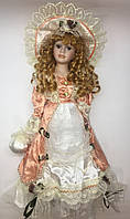 Кукла сувенирная, фарфоровая, коллекционная Porcelain doll "Элиза "45 см (1303-08)