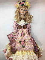 Кукла фарфоровая сувенирная, коллекционная Porcelain doll "Маргарита" 50 см (1303-02)