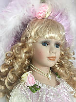 Порцелянова лялька колекційна, сувенірна Porcelain doll "Elizabeth" 50 см (1303-05), фото 2