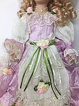 Порцелянова лялька колекційна, сувенірна Porcelain doll "Elizabeth" 50 см (1303-05), фото 2