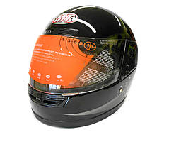 Мотошолом інтеграл MotoTech WLT-106 чорний, розмір S