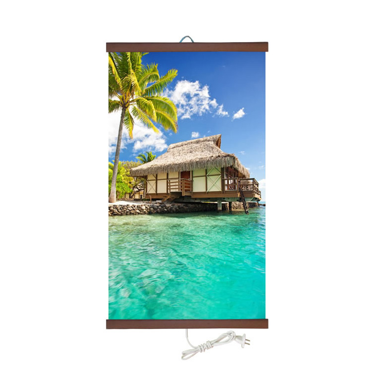 Картина обігрівач інфрачервоний Тріо Бунгало 00101, електрообігрівач настінний | пленочный обогреватель