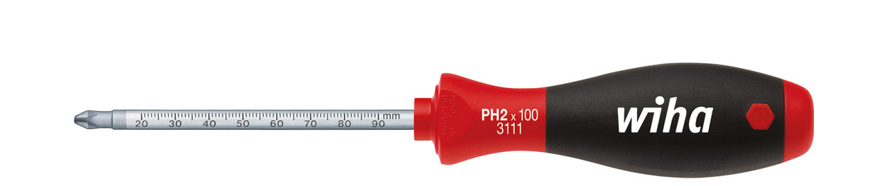 Викрутка SoftFinish Phillips із міліметровою шкалою PH 1x80 мм Laserskala