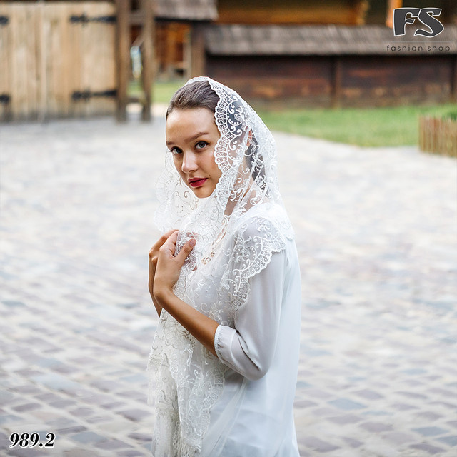 свадебный шарф