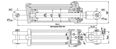 Ремонт гідроциліндра МС75/30х200-4.44(515), фото 2