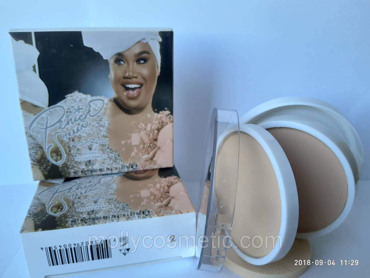 Пудра Mac Patrick Starrr 2 in 1 natural pressed powder