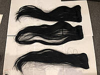 Волосы натуральные 220 гр. (10 частей) длина 50 см Luxy Hair черные США