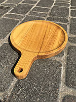 Деревянная доска для подачи Woodinі Сковорода с ручкой D 220 мм дуб