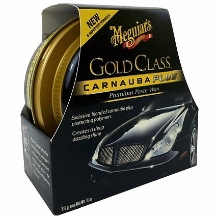 Карнауба твердий віск - Meguiar`s Gold Class Carnauba Plus Paste Wax 311 г. (G7014J, G7014EU), фото 2