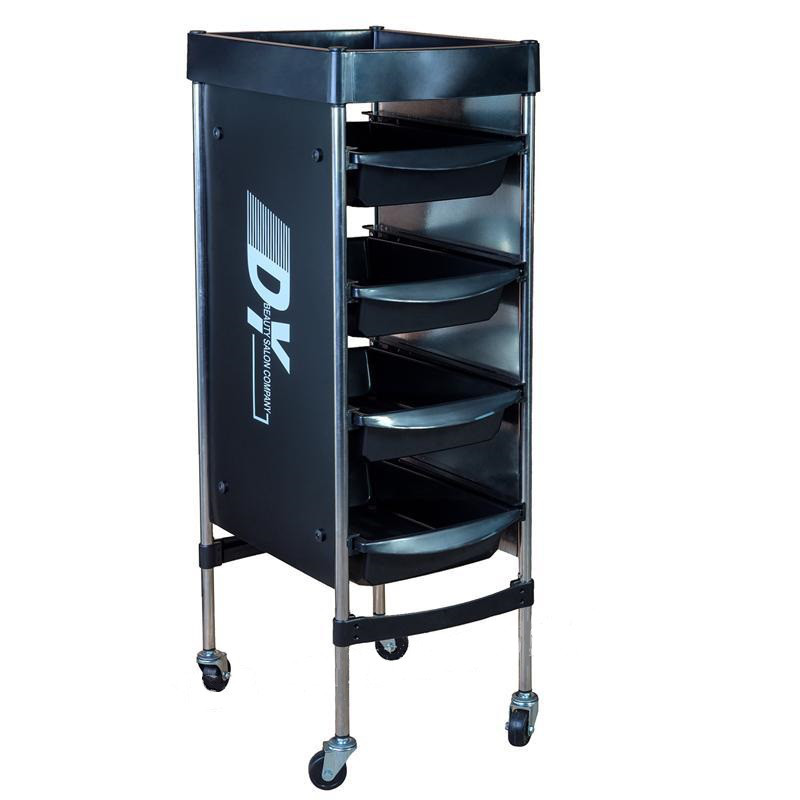 Візок для перукаря чорний Q15 (4 полочки), фото 1