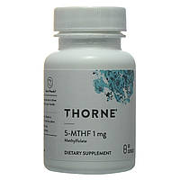 5-метилтетрагидрофолат, 5-MTHF, Thorne Research, 1 мг, 60 капсул