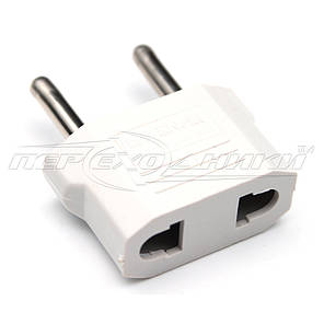 Електричний мережевий перехідник 6A US, AU to EU, білий, фото 3