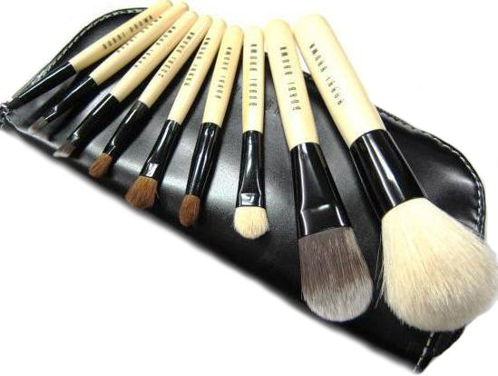 Набір кистей BB для макіяжу 9 штук в чохлі