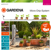 Комплект микрокапельного полива Gardena Micro-Drip-System базовый с таймером (13002-20)