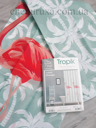 Штора для ванної Flamingos Tropic 180x200 cм, фото 3