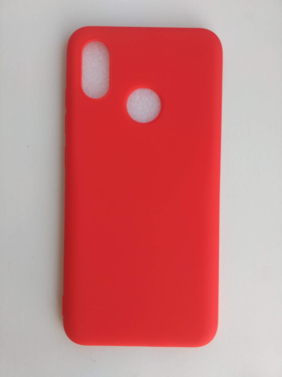 Силіконовий чохол Xiaomi Mi 8 червоний матовий Червоний 1768P