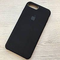 Стильний чохол Alcantara Cover Black (Чорний) для iPhone 7+/8+ в упаковці