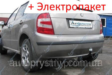 Фаркоп - Skoda Fabia (MK1) Хэтчбек (1999-2007) съемный на 2 болтах - фото 1 - id-p579809369