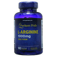 Л-Карнітин, L-Arginine 1000 mg, Puritan's Pride, 100 капсул