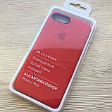УЦІНКА Стильний чохол Alcantara Cover червоний для iPhone 7+/8+ в упаковці, фото 2