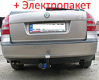 Фаркоп - Skoda Octavia (A5) Хэтчбек / Универсал (2004-2013) съемный на 2 болтах