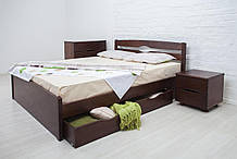 Ліжко двоспальне Олімп "Ліка LUX з ящиками" (180*190)