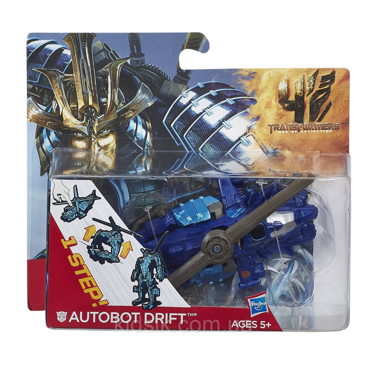 Transformers Age of Extinction Autobot Drift One-Step Changer