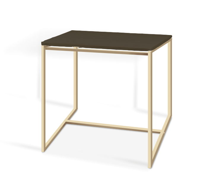 Стіл журнальний Куб 400 Дуб венге / бежевий (Cub 400 venge-beige)