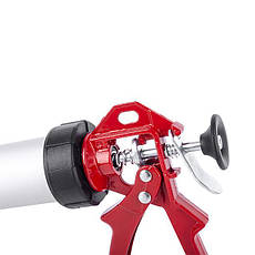 Пістолет для герметика 375 мм з тубою 600 мл INTERTOOL HT-0026, фото 3