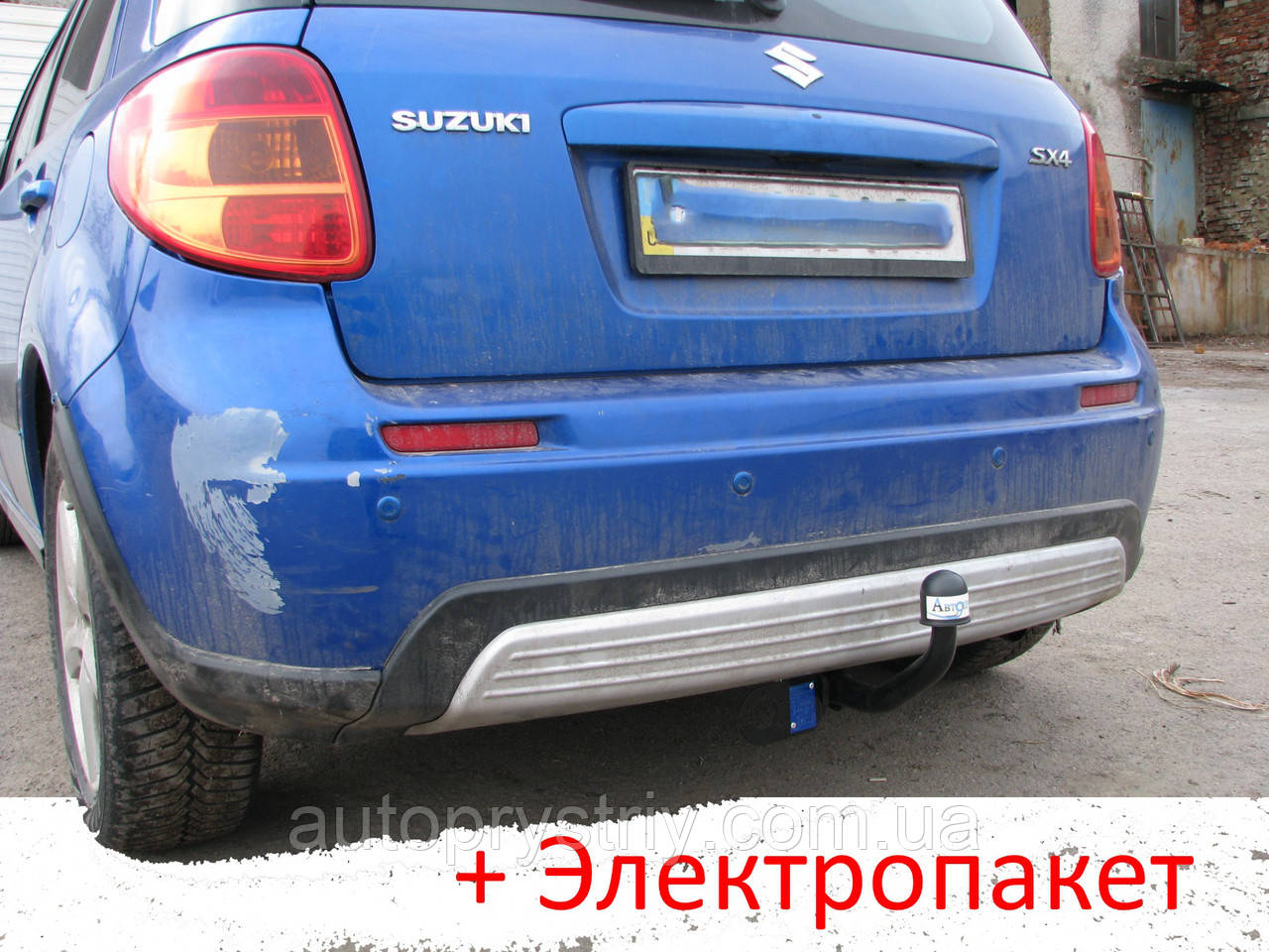 Фаркоп - Suzuki SX4 Хетчбек (2006-2013) з'ємний на 2 болтах