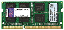 Оперативна пам'ять для ноутбука SODIMM DDR3 8 Gb 1600 MHz Kingston 1.5 V (KVR16S11/8)