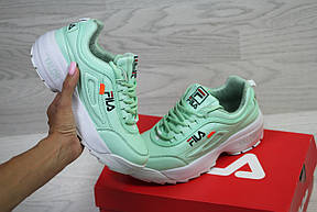 Жіночі кросівки Fila Disruptor 2 Yalor,м'ятні 39,41 р, фото 2